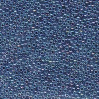 Miyuki 11/0 Rocaille Bead - 11-9347 - Navy Lined Aqua AB