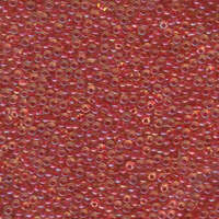 Miyuki 11/0 Rocaille Bead - 11-9363 - Dark Pink Lined Amber Luster