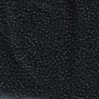 Miyuki 11/0 Rocaille Bead - 11-9401F - Matte Opaque Black
