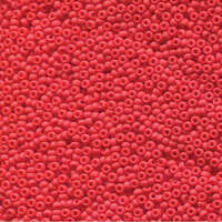 Miyuki 11/0 Rocaille Bead - 11-9408F - Matte Opaque Maroon Red