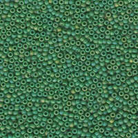 Miyuki 11/0 Rocaille Bead - 11-9411FR - Matte Opaque Green AB