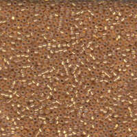 Miyuki 11/0 Rocaille Bead - 11-9553 - Dyed Silver Lined Salmon AB
