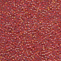Miyuki 11/0 Rocaille Bead - 11-91008 - Silver Lined Orange AB