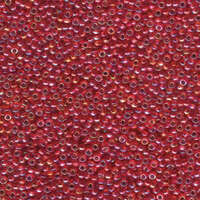 Miyuki 11/0 Rocaille Bead - 11-91010 - Silver Lined Flame Red AB