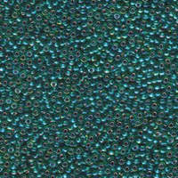 Miyuki 11/0 Rocaille Bead - 11-91017 - Silver Lined Emerald AB