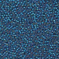 Miyuki 11/0 Rocaille Bead - 11-91025 - Silver Lined Capri Blue