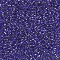 Miyuki 11/0 Rocaille Bead - 11-91446 - Dyed Silver Lined Red Violet