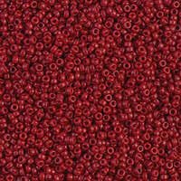 Miyuki 11/0 Rocaille Bead - 11-91464 - Dyed Opaque Maroon