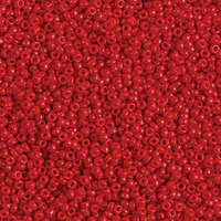 Miyuki 11/0 Rocaille Bead - 11-91684 - Opaque Red