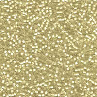 Miyuki 11/0 Rocaille Bead - 11-91921 - Semi Matte Yellow Lined Crystal