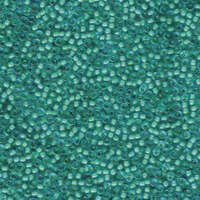 Miyuki 11/0 Rocaille Bead - 11-91927 - Semi Matte Seafoam Lined Aqua