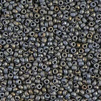 Miyuki 11/0 Rocaille Bead - 11-92002 - Matte Metallic Silver Grey