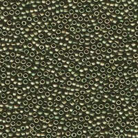 Miyuki 11/0 Rocaille Bead - 11-92013 - Matte Olive Iris