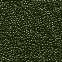 Miyuki 11/0 Rocaille Bead - 11-92015 - Matte Metallic Dark Olive