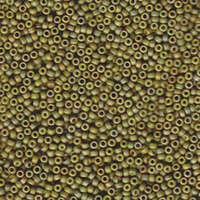 Miyuki 11/0 Rocaille Bead - 11-92033 - Matte Light Olive Luster