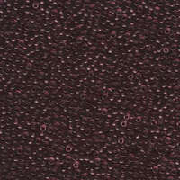Miyuki 11/0 Rocaille Bead - 11-92402F - Semi Matte Transparent Extra Dark Smoky Amethyst