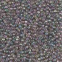 Miyuki 11/0 Rocaille Bead - 11-92440 - Transparent Grey Rainbow Luster