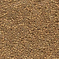 Miyuki 11/0 Rocaille Bead - 11-94202F - Matte Duracoat Galvanized Gold
