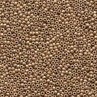Miyuki 11/0 Rocaille Bead - 11-94204F - Matte Duracoat Galvanized Champagne