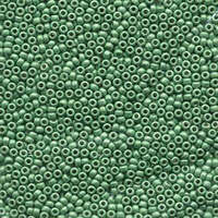Miyuki 11/0 Rocaille Bead - 11-94214F - Matte Duracoat Galvanized Dark Mint