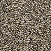 Miyuki 11/0 Rocaille Bead - 11-94221 - Duracoat Galvanized Light Smoky Pewter