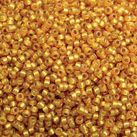 Miyuki 11/0 Rocaille Bead - 11-94231 - Duracoat Silver Lined Dyed Golden Flax
