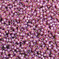 Miyuki 11/0 Rocaille Bead - 11-94246 - Duracoat Silver Lined Dyed Lilac