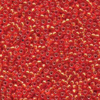 Miyuki 11/0 Rocaille Bead - 11-94264 - Duracoat Dyed Silver Lined Pumpkin