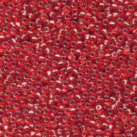 Miyuki 11/0 Rocaille Bead - 11-94265 - Duracoat Dyed Silver Lined Orange