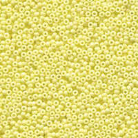 Miyuki 11/0 Rocaille Bead - 11-94451 - Duracoat Opaque Dyed Pale Yellow