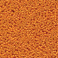 Miyuki 11/0 Rocaille Bead - 11-94454 - Duracoat Opaque Dyed Orange