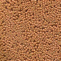 Miyuki 11/0 Rocaille Bead - 11-94457 - Duracoat Opaque Dyed Creamy Coral