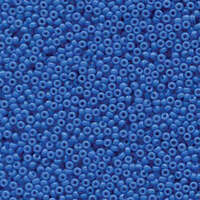 Miyuki 11/0 Rocaille Bead - 11-94484 - Duracoat Dyed Opaque Bright Blue