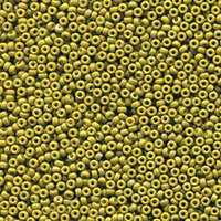 Miyuki 11/0 Rocaille Bead - 11-94491 - Duracoat Dyed Opaque Olive