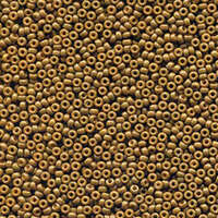 Miyuki 11/0 Rocaille Bead - 11-94492 - Duracoat Dyed Opaque Topaz