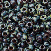 Miyuki 11/0 Rocaille Bead - 11-94504 - Transparent Garnet Picasso