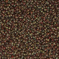 Miyuki 11/0 Rocaille Bead - 11-94505 - Transparent Light Smoky Topaz Picasso