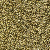 Miyuki 11/0 Rocaille Bead - 11-94512 - Matte Canary Yellow Picasso
