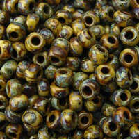 Miyuki 11/0 Rocaille Bead - 11-94517 - Opaque Tan Brown Picasso