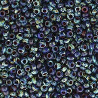 Miyuki 11/0 Rocaille Bead - 11-94518 - Opaque Cobalt Picasso