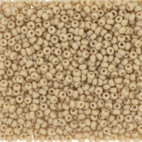 Miyuki 11/0 Rocaille Bead - 11-94691 - Frost Opaque Glaze Rainbow Ivory