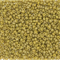 Miyuki 11/0 Rocaille Bead - 11-94693 - Frost Opaque Glaze Rainbow Pistachio