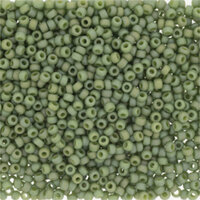 Miyuki 11/0 Rocaille Bead - 11-94698 - Frost Opaque Glaze Rainbow Kiwi