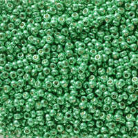 Miyuki 11/0 Rocaille Bead - 11-95105 - Duracoat Galvanized Dark Mint Green