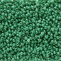 Miyuki 11/0 Rocaille Bead - 11-95106 - Duracoat Galvanized Dark Aqua Green