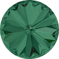 1122 - 14mm - Emerald F (205) - Rivoli Round Stone