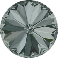 1122 - 18mm - Black Diamond F (215) - Rivoli Round Stone
