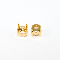 6mm - SS29 1122 Rivoli Frame - Bright Gold - Pack of 4