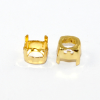 8mm - SS39 1122 Rivoli Frame - Bright Gold - Pack of 4