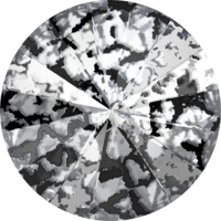 1122 - SS47 (10.19 - 10.54mm) - Crystal Black Patina F (001 BLAPA) - Rivoli Round Stone